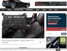 Tablet Screenshot of mercedestuningmag.com